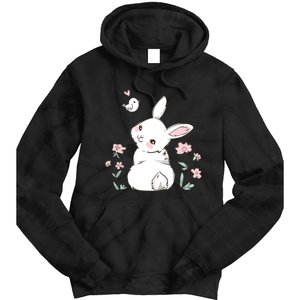 Easter Bunny Girl Ladies Easter Easter Gift Tie Dye Hoodie