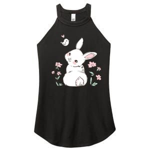 Easter Bunny Girl Ladies Easter Easter Gift Women's Perfect Tri Rocker Tank