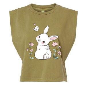 Easter Bunny Girl Ladies Easter Easter Gift Garment-Dyed Women's Muscle Tee