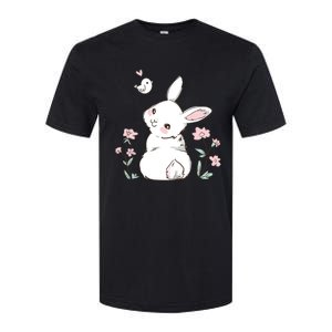 Easter Bunny Girl Ladies Easter Easter Gift Softstyle CVC T-Shirt