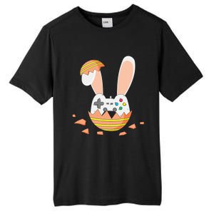 Easter Bunny Gamer Controller Gaming Video Game Tall Fusion ChromaSoft Performance T-Shirt