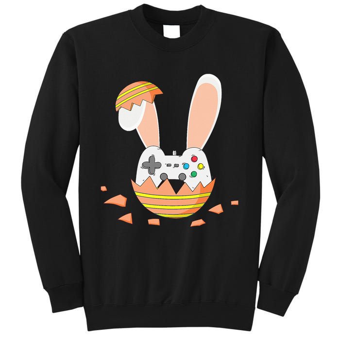 Easter Bunny Gamer Controller Gaming Video Game Tall Sweatshirt