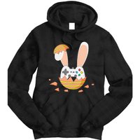 Easter Bunny Gamer Controller Gaming Video Game Tie Dye Hoodie