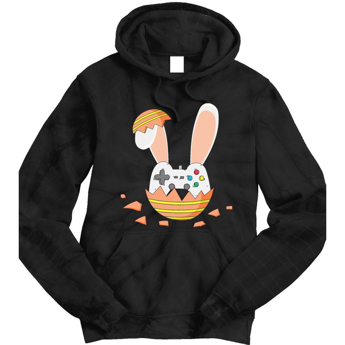 Easter Bunny Gamer Controller Gaming Video Game Tie Dye Hoodie