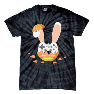 Easter Bunny Gamer Controller Gaming Video Game Tie-Dye T-Shirt