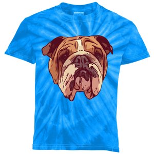 English Bulldog Gift Kids Tie-Dye T-Shirt