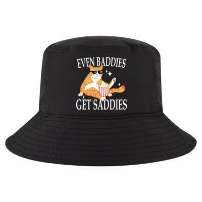 Even Baddies Get Saddies Funny Cool Comfort Performance Bucket Hat