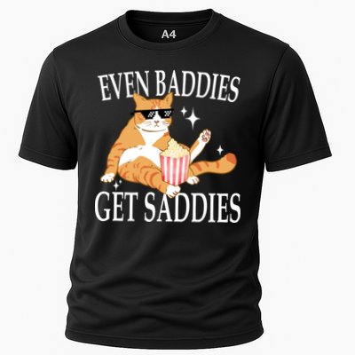 Even Baddies Get Saddies Funny Performance Shirt