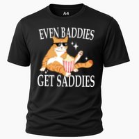 Even Baddies Get Saddies Funny Cooling Performance Crew T-Shirt