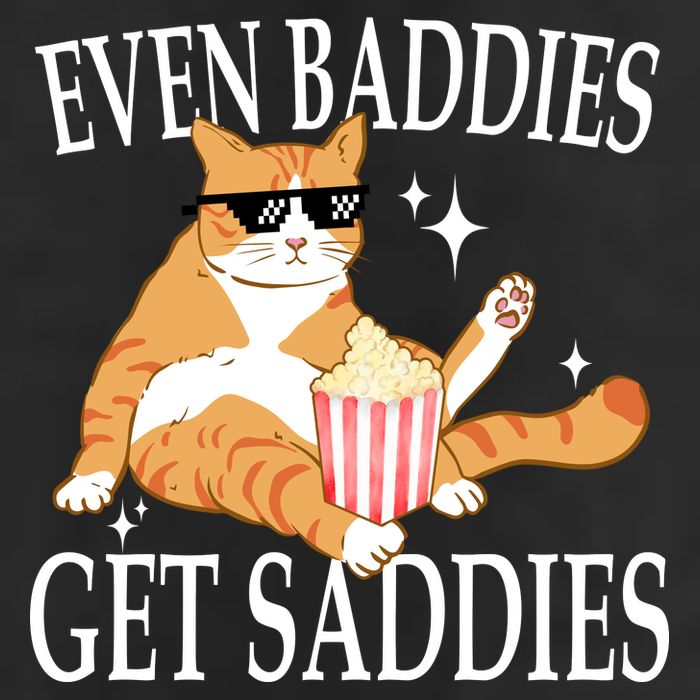 Even Baddies Get Saddies Funny Adult Drive Performance Visor
