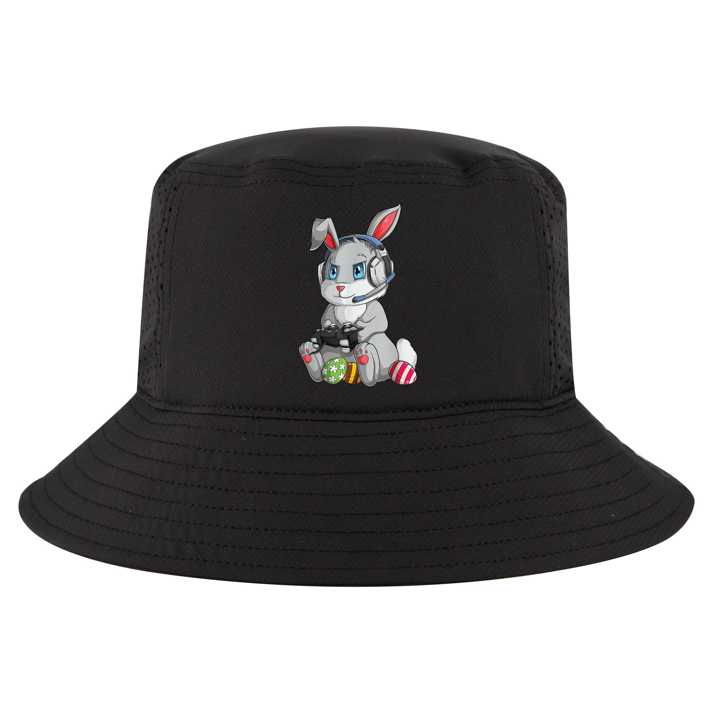 Easter Bunny Gamer Cool Comfort Performance Bucket Hat