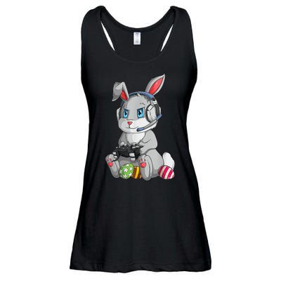 Easter Bunny Gamer Ladies Essential Flowy Tank