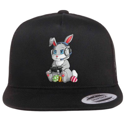 Easter Bunny Gamer Flatbill Hat