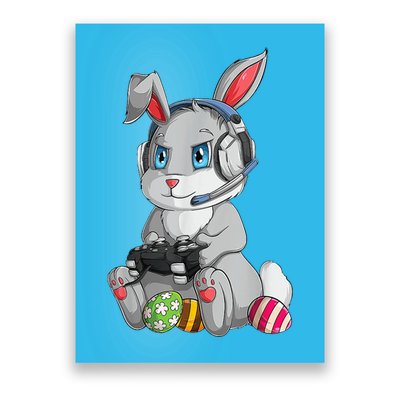 Easter Bunny Gamer Poster