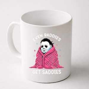 Even Baddies Get Saddies Raccoon Funny Oddly Specific Meme Coffee Mug