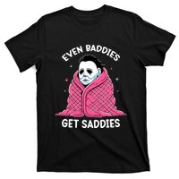 Even Baddies Get Saddies Raccoon Funny Oddly Specific Meme T-Shirt