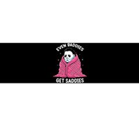 Even Baddies Get Saddies Raccoon Funny Oddly Specific Meme Bumper Sticker