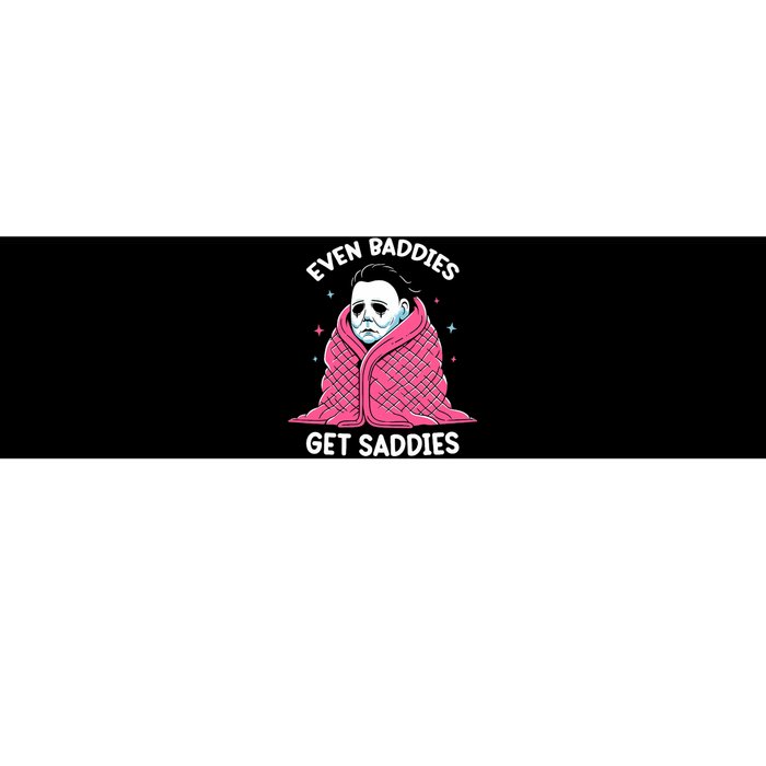 Even Baddies Get Saddies Raccoon Funny Oddly Specific Meme Bumper Sticker