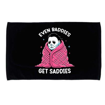 Even Baddies Get Saddies Raccoon Funny Oddly Specific Meme Microfiber Hand Towel