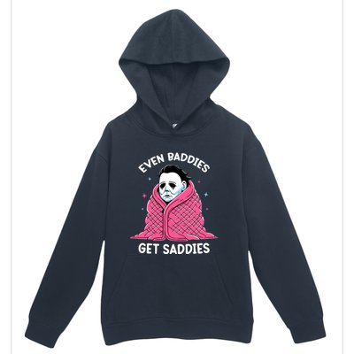 Even Baddies Get Saddies Raccoon Funny Oddly Specific Meme Urban Pullover Hoodie