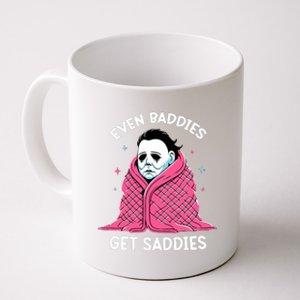 Even Baddies Get Saddies Raccoon Funny Oddly Specific Meme Coffee Mug