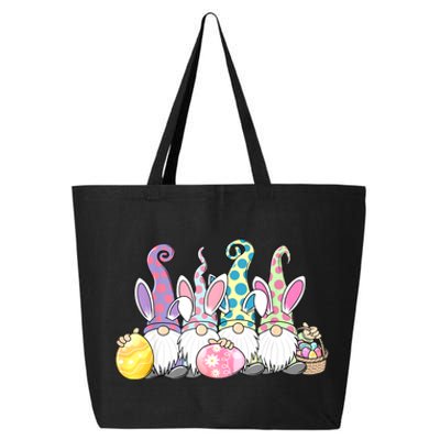 Easter Bunny Gnome Easter Eggs Hunting Women 25L Jumbo Tote