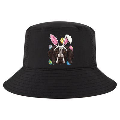 Easter Bunny German Shorthaired Pointer GSP Puppy Dog Lover Cool Comfort Performance Bucket Hat