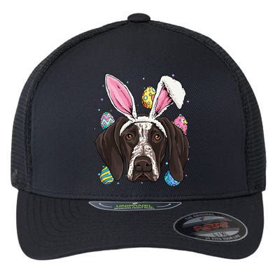 Easter Bunny German Shorthaired Pointer GSP Puppy Dog Lover Flexfit Unipanel Trucker Cap