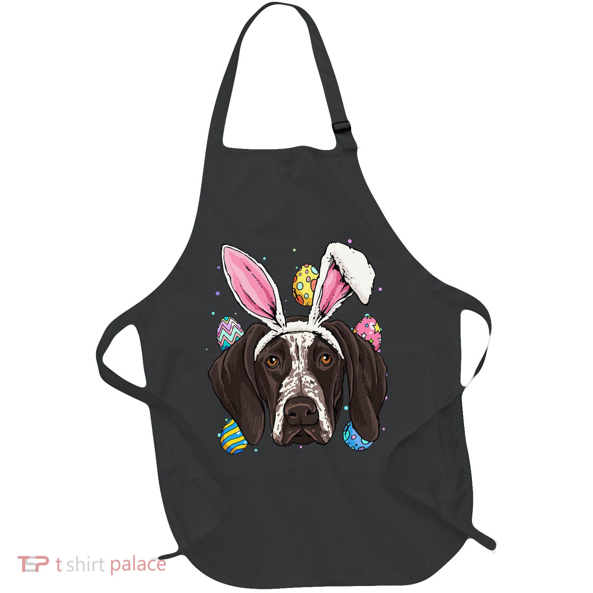 Easter Bunny German Shorthaired Pointer GSP Puppy Dog Lover Apron