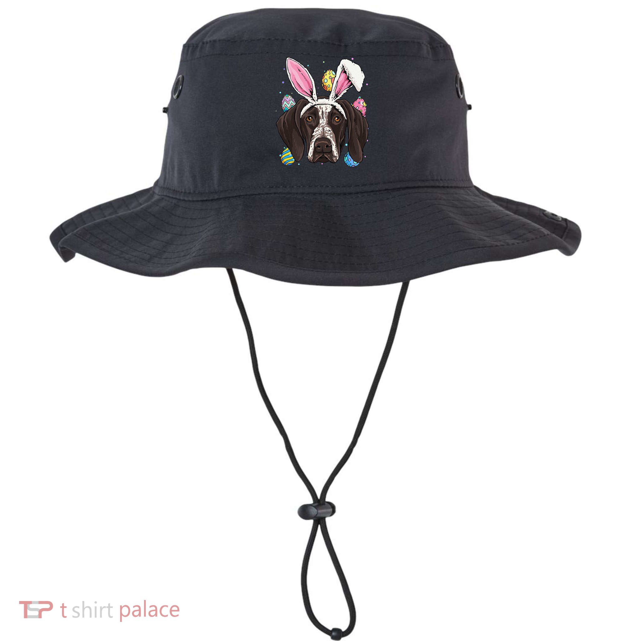 Easter Bunny German Shorthaired Pointer GSP Puppy Dog Lover Bucket Hat