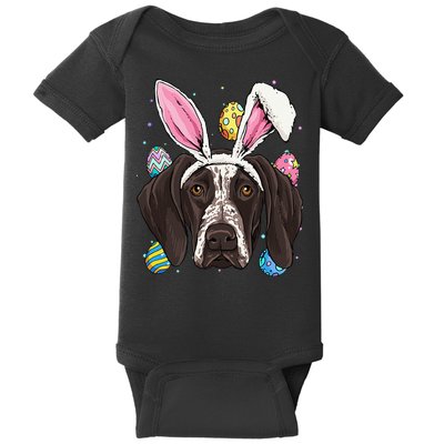 Easter Bunny German Shorthaired Pointer GSP Puppy Dog Lover Baby Bodysuit