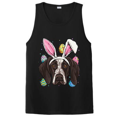 Easter Bunny German Shorthaired Pointer GSP Puppy Dog Lover PosiCharge Competitor Tank