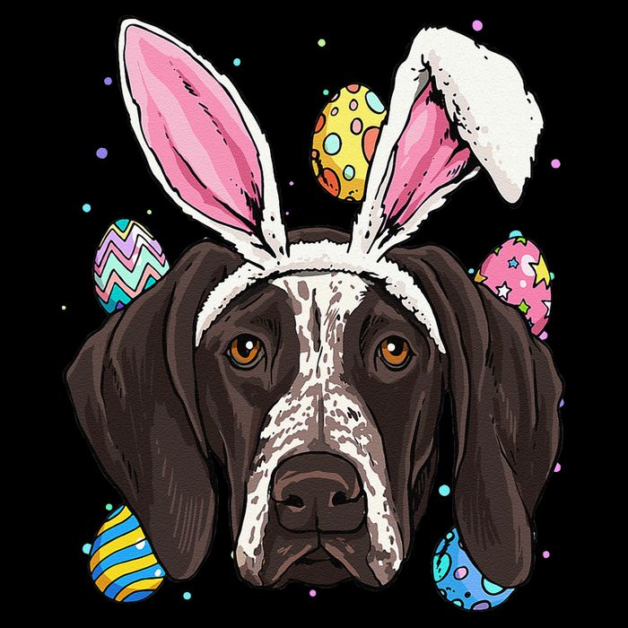 Easter Bunny German Shorthaired Pointer GSP Puppy Dog Lover Toddler Sweatshirt
