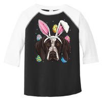 Easter Bunny German Shorthaired Pointer GSP Puppy Dog Lover Toddler Fine Jersey T-Shirt