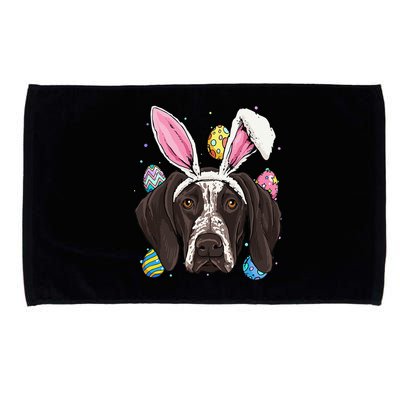 Easter Bunny German Shorthaired Pointer GSP Puppy Dog Lover Microfiber Hand Towel