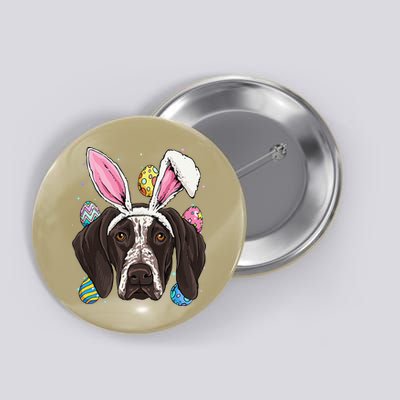 Easter Bunny German Shorthaired Pointer GSP Puppy Dog Lover Button