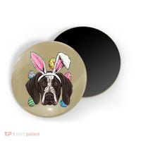 Easter Bunny German Shorthaired Pointer GSP Puppy Dog Lover Magnet