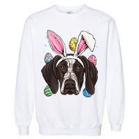 Easter Bunny German Shorthaired Pointer GSP Puppy Dog Lover Garment-Dyed Sweatshirt