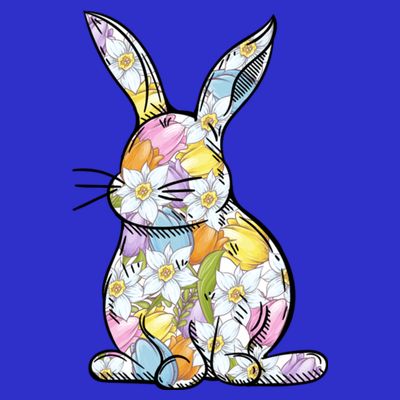 Easter Bunny Gift Easter Spring Cute Spring Gift T-Shirt