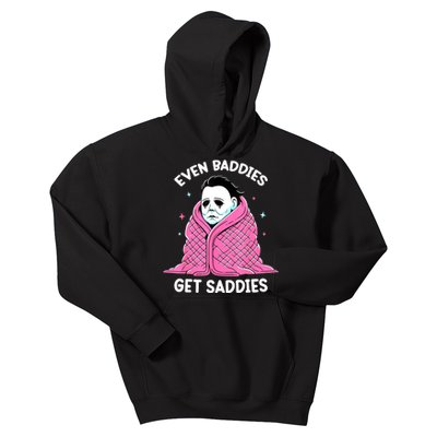 Even Baddies Get Saddies Raccoon Funny Oddly Specific Meme Kids Hoodie