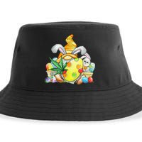 Easter Bunny Gnome Weed Leaf Lover Happy Easter Day Sustainable Bucket Hat