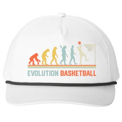 Evolution Basketball Gift For Basketball Gift Bball Snapback Five-Panel Rope Hat