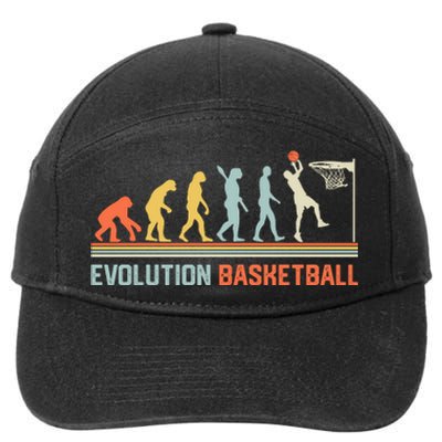 Evolution Basketball Gift For Basketball Gift Bball 7-Panel Snapback Hat