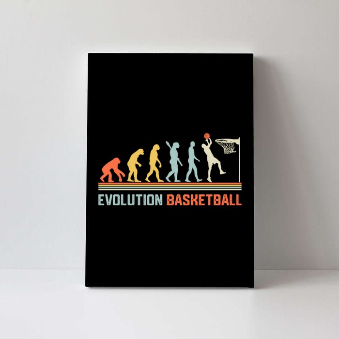 Evolution Basketball Gift For Basketball Gift Bball Canvas