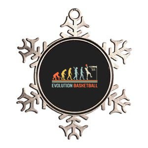 Evolution Basketball Gift For Basketball Gift Bball Metallic Star Ornament