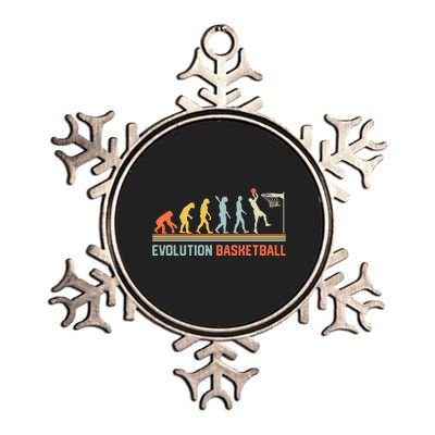 Evolution Basketball Gift For Basketball Gift Bball Metallic Star Ornament