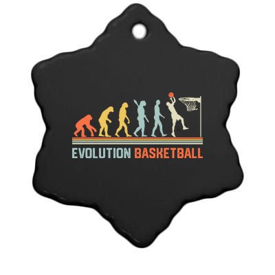 Evolution Basketball Gift For Basketball Gift Bball Ceramic Star Ornament