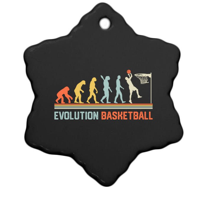 Evolution Basketball Gift For Basketball Gift Bball Ceramic Star Ornament