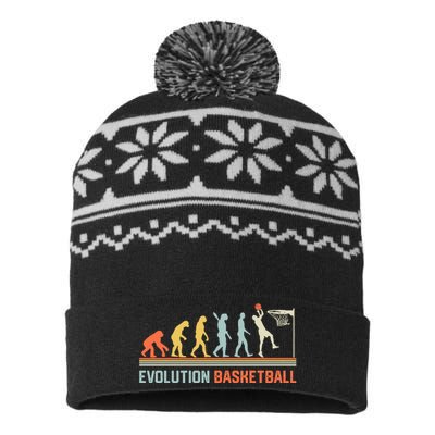 Evolution Basketball Gift For Basketball Gift Bball USA-Made Snowflake Beanie