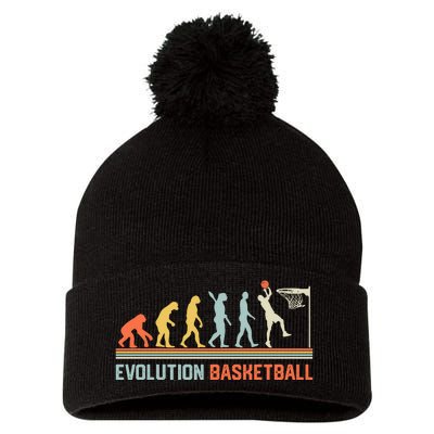 Evolution Basketball Gift For Basketball Gift Bball Pom Pom 12in Knit Beanie